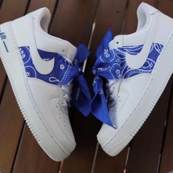 af1 with blue bandana